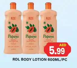 Gulf Hypermarket RDL Body Lotion & Cream offer