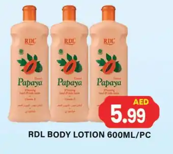 Gulf Hypermarket RDL Body Lotion & Cream offer