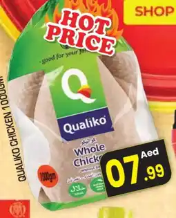 Baniyas Spike Hypermarket QUALIKO Frozen Whole Chicken offer