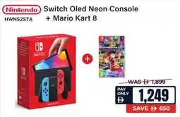 ECity Nintendo Switch Oled Neon Console + Mario Kart 8 offer