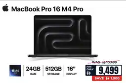 ECity Apple MacBook Pro 16 M4 Pro offer