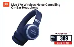 ECity JBL Live 670 Wireless Noise Cancelling On-Ear Headphone offer