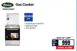 ECity Terim Gas Cooker TERGC66ST offer
