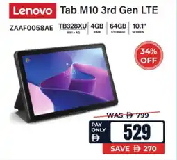 ECity Lenovo Tab M10 3rd Gen LTE ZAAF0058AE offer