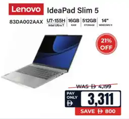 ECity Lenovo IdeaPad Slim 5 83DA002AAX offer