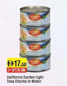 West Zone Supermarket California garden light tuna chunks in water offer