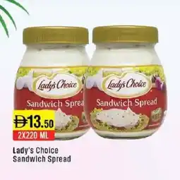 West Zone Supermarket Lady's Choice Sandwich Spread offer