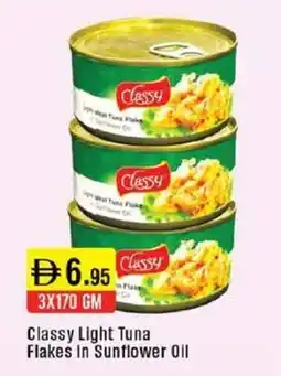 West Zone Supermarket Classy light tuna flakes in sunflower oil offer
