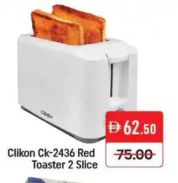 Mango Hypermarket LLC CLIKON Toaster offer