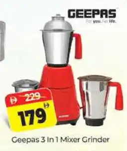 Al Madina GEEPAS Mixer / Grinder offer