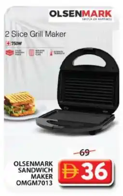 Grand Hyper Market OLSENMARK Sandwich Maker offer