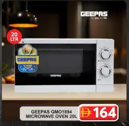 Grand Hyper Market GEEPAS Microwave Oven offer
