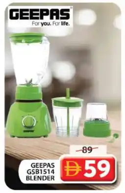 Grand Hyper Market GEEPAS Mixer / Grinder offer