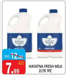 United Hypermarket HAYATNA Fresh Milk offer