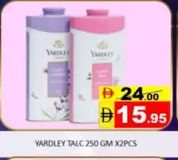 Mango Hypermarket LLC YARDLEY Talcum Powder offer