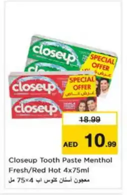 Nesto CLOSE UP Toothpaste offer