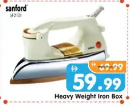 Al Madina Hypermarket SANFORD Ironbox offer