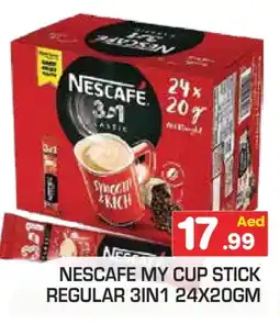 Baniyas Spike Hypermarket NESCAFE Coffee 3in1 offer