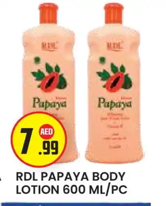 Baniyas Spike Hypermarket RDL Body Lotion & Cream offer