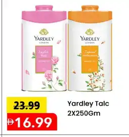 Mark & Save YARDLEY Talcum Powder offer