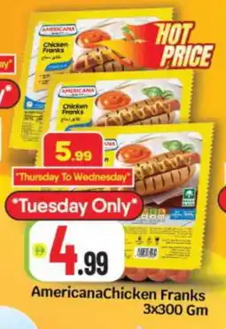 Bigmart AMERICANA Chicken Franks offer