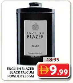 Grand Hyper Market ENGLISH BLAZER Talcum Powder offer