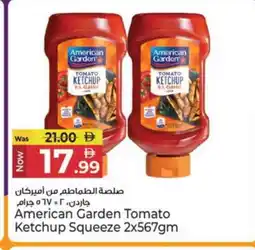 Kenz Hypermarket AMERICAN GARDEN Tomato Ketchup offer
