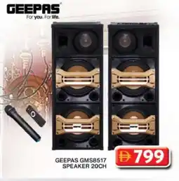 Grand Hyper Market GEEPAS Speaker offer
