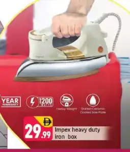 Shaklan IMPEX Ironbox offer