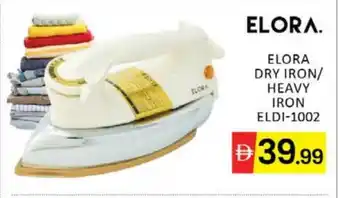 Mango Hypermarket LLC ELORA Ironbox offer