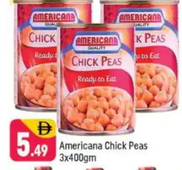 Shaklan AMERICANA Chick Peas offer
