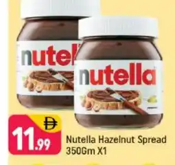 Shaklan NUTELLA Chocolate Spread offer