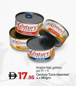 Lulu Hypermarket CENTURY Tuna - Canned offer