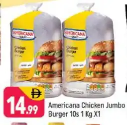 Shaklan AMERICANA Chicken Burger offer