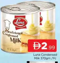 Al Madina LUNA Condensed Milk offer