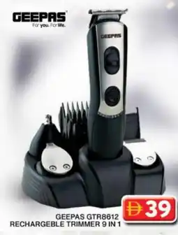 Grand Hyper Market GEEPAS Remover / Trimmer / Shaver offer