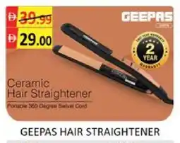 Mango Hypermarket LLC GEEPAS Hair Appliances offer