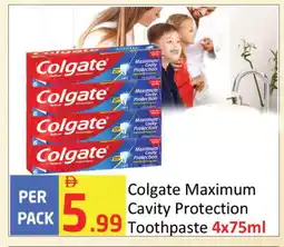 Delta Centre COLGATE Toothpaste offer