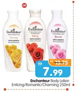 Al Madina Hypermarket Enchanteur Body Lotion & Cream offer