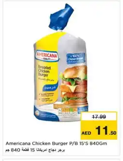 Nesto AMERICANA Chicken Burger offer