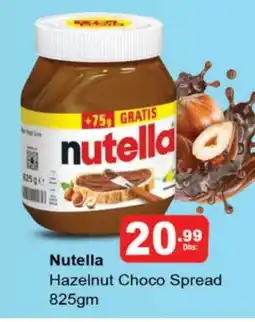 Gulf Hypermarket NUTELLA Chocolate Spread offer