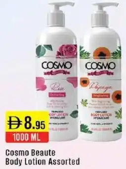 West Zone Supermarket Cosmo Beaute Body Lotion Assorted offer