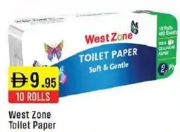 West Zone Supermarket West Zone Toilet Paper offer