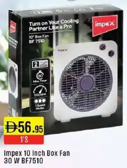 West Zone Supermarket Impex Box Fan BF7510 offer