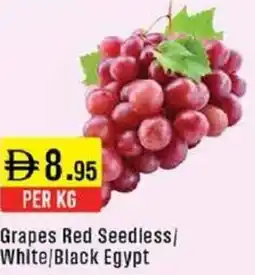 West Zone Supermarket Grapes Red Seedless / White / Black offer