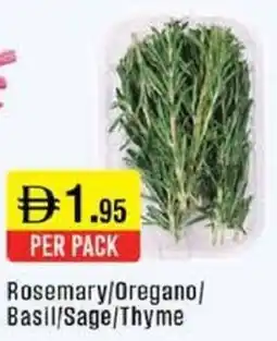 West Zone Supermarket Rosemary / Oregano / Basil / Sage / Thyme offer