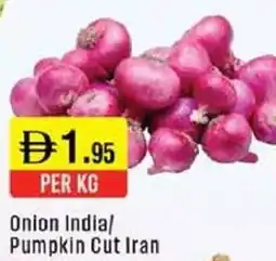 West Zone Supermarket Onion India / Pumpkin Cut Iran offer