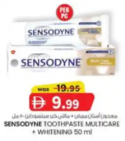 KM Trading Sensodyne toothpaste multicare + whitening offer