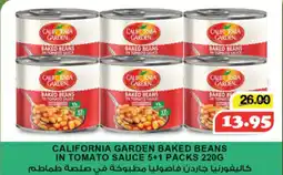 Al Mushrif Co-Operative Society California garden baked beans in tomato sauce offer