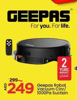 Mark & Save GEEPAS Vacuum Cleaner offer